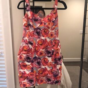 Nanette Lepore floral bodice dress